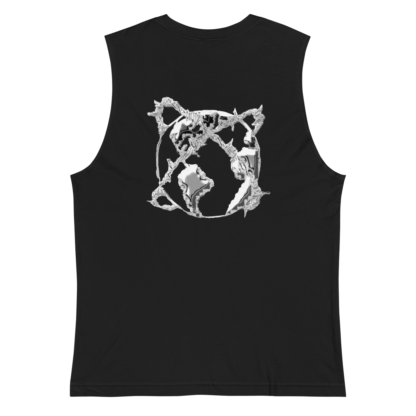 Valorous Forever Chrome Logo Muscle Tee